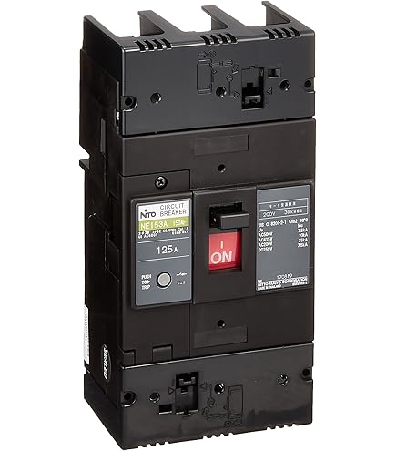 Amazon.co.jp: テンパール工業 配線用遮断器 125AF 3P3E 120A